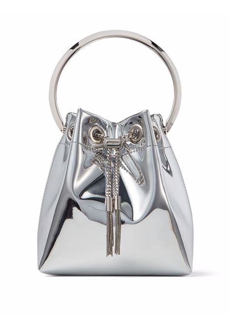 Borsa a secchiello bon bon in argento Jimmy choo - donna JIMMY CHOO | BONBONXVKSLVR